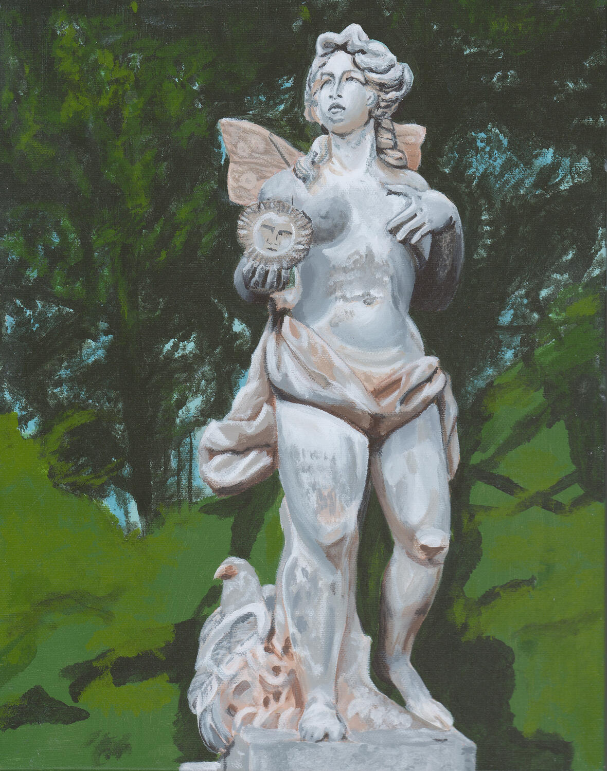 Statue color study