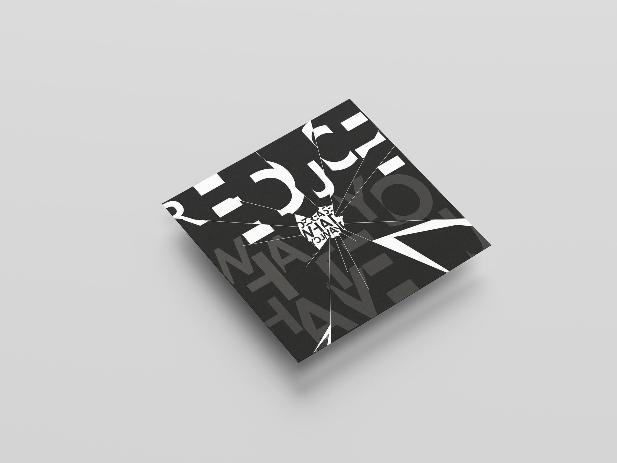 An exploration of deconstructing composition, created in Adobe Illustrator.